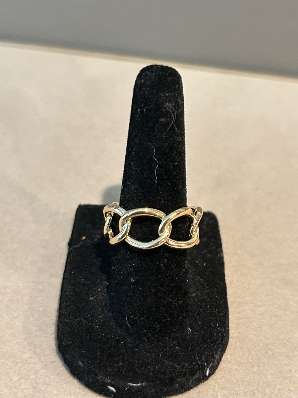 Gold Link Chain Ring - Women Jewelry